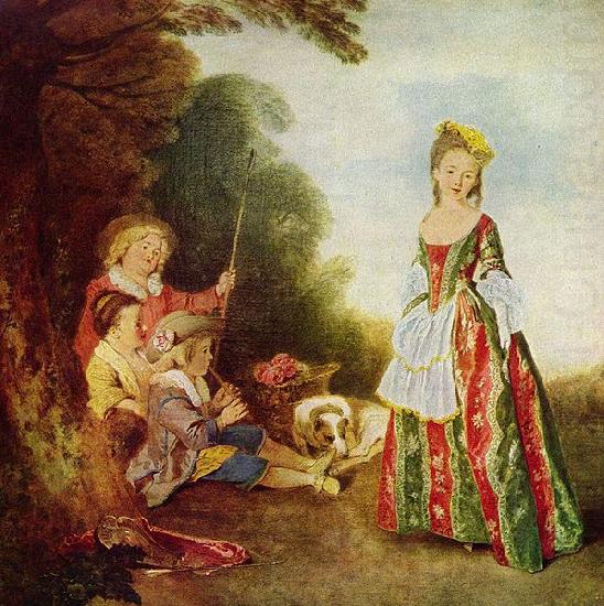 Jean antoine Watteau Der Tanz china oil painting image